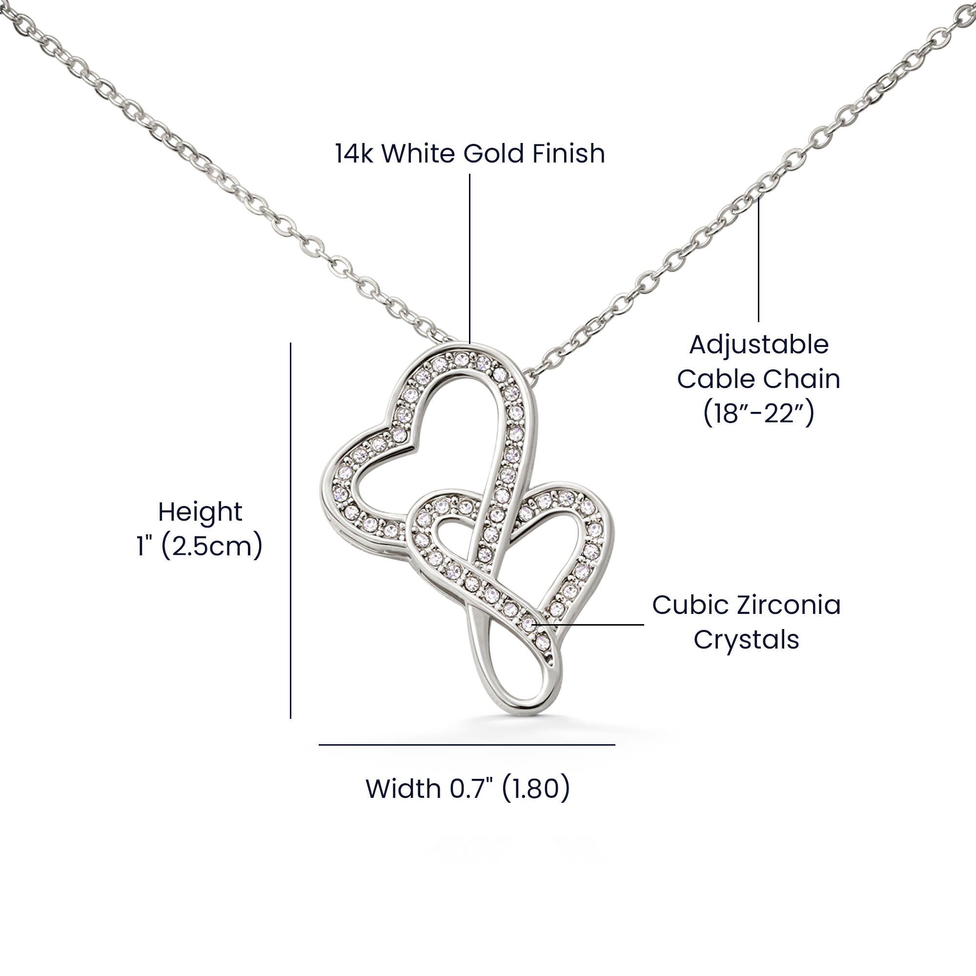heart to heart pendant necklace