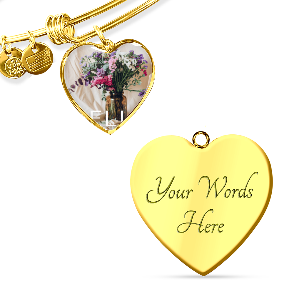 buyer upload  luxury heart bangle