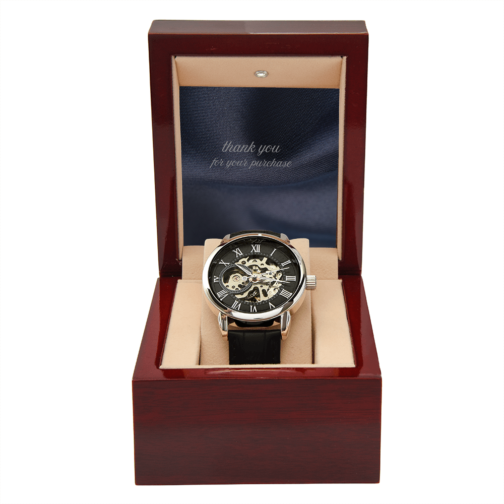 luxury openwork watch