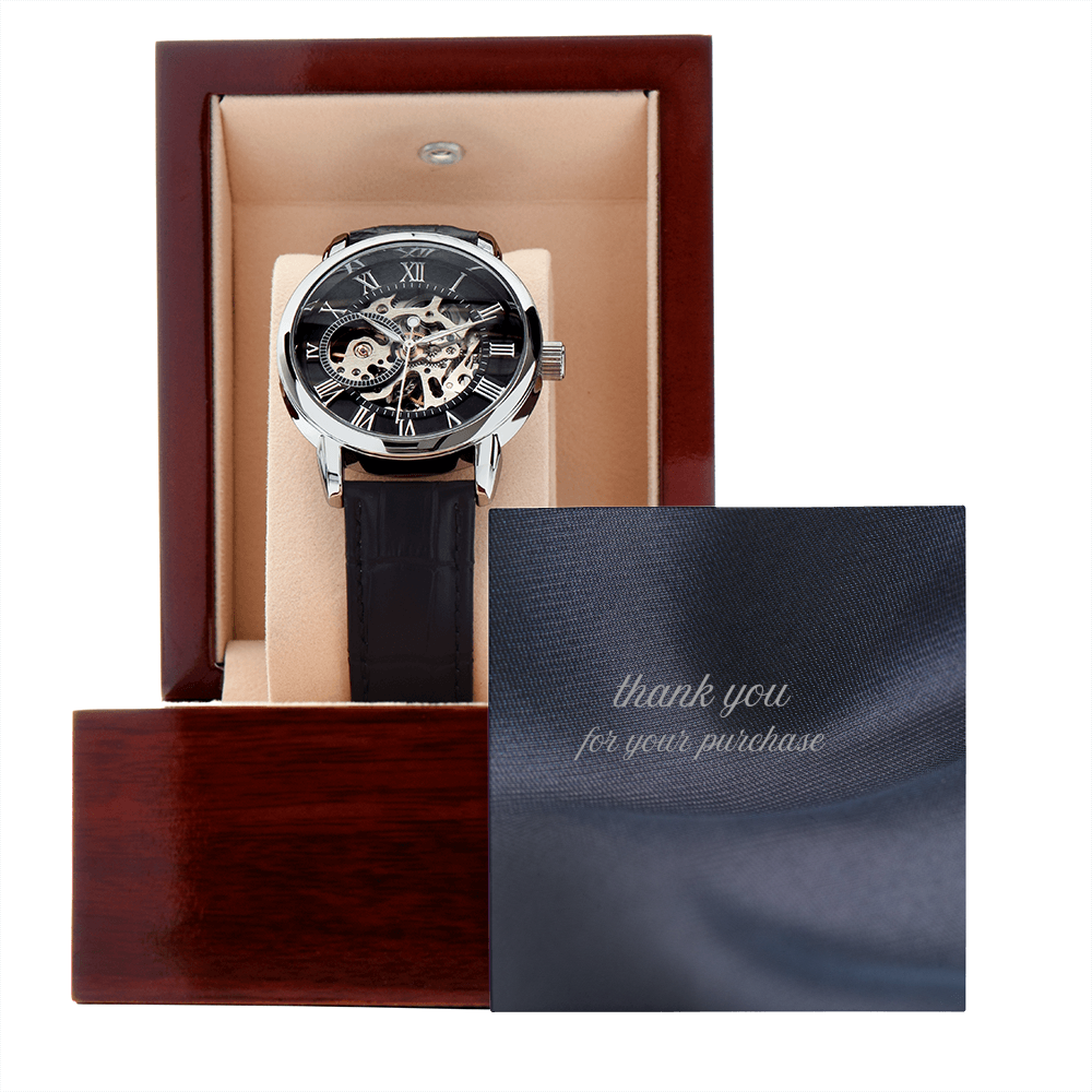 luxury openwork watch