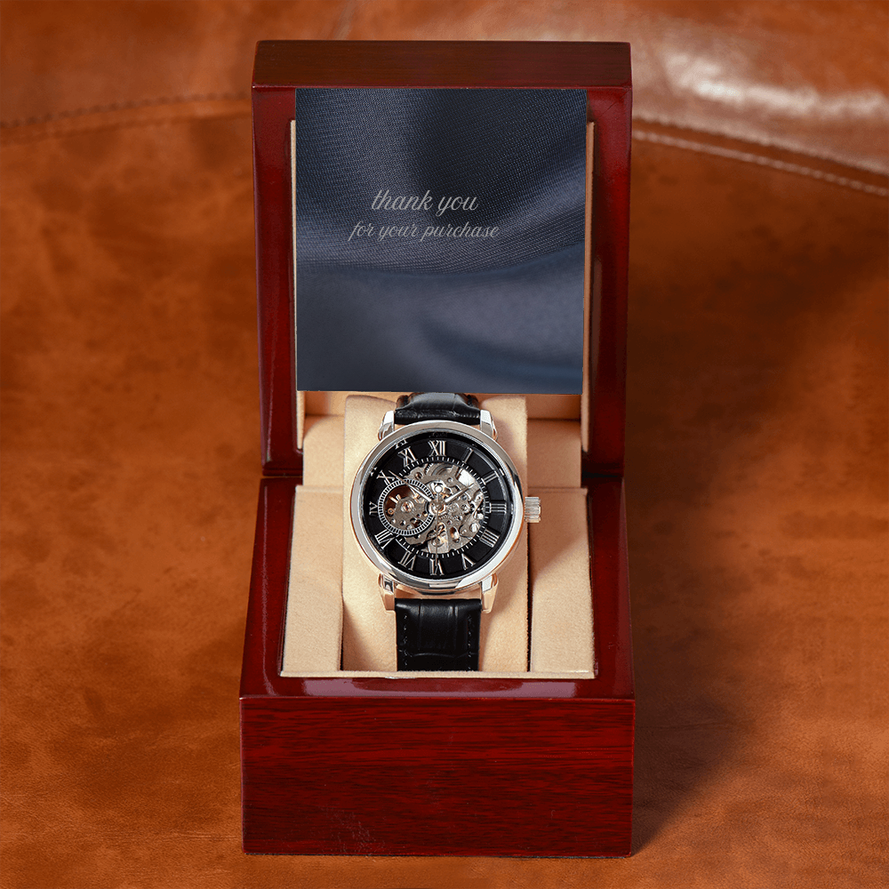 luxury openwork watch