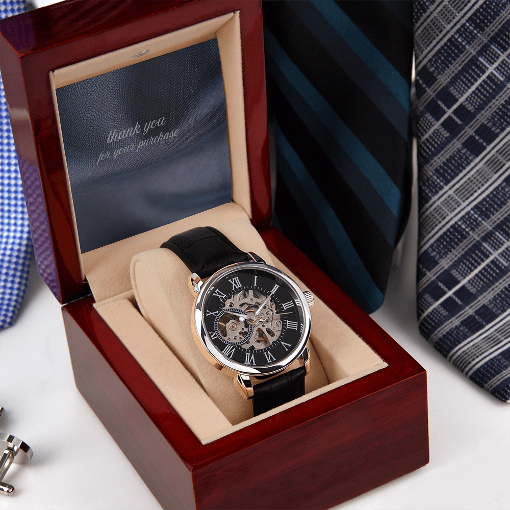 luxury openwork watch
