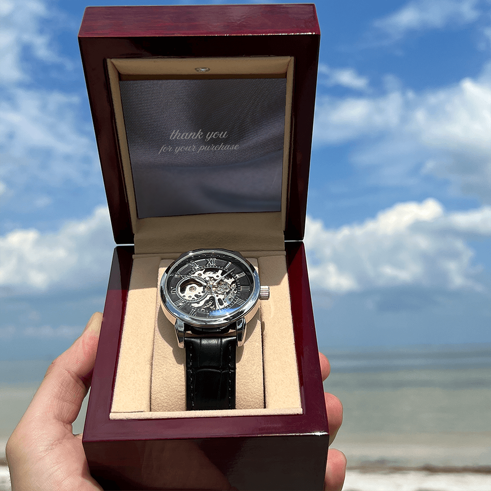 luxury openwork watch