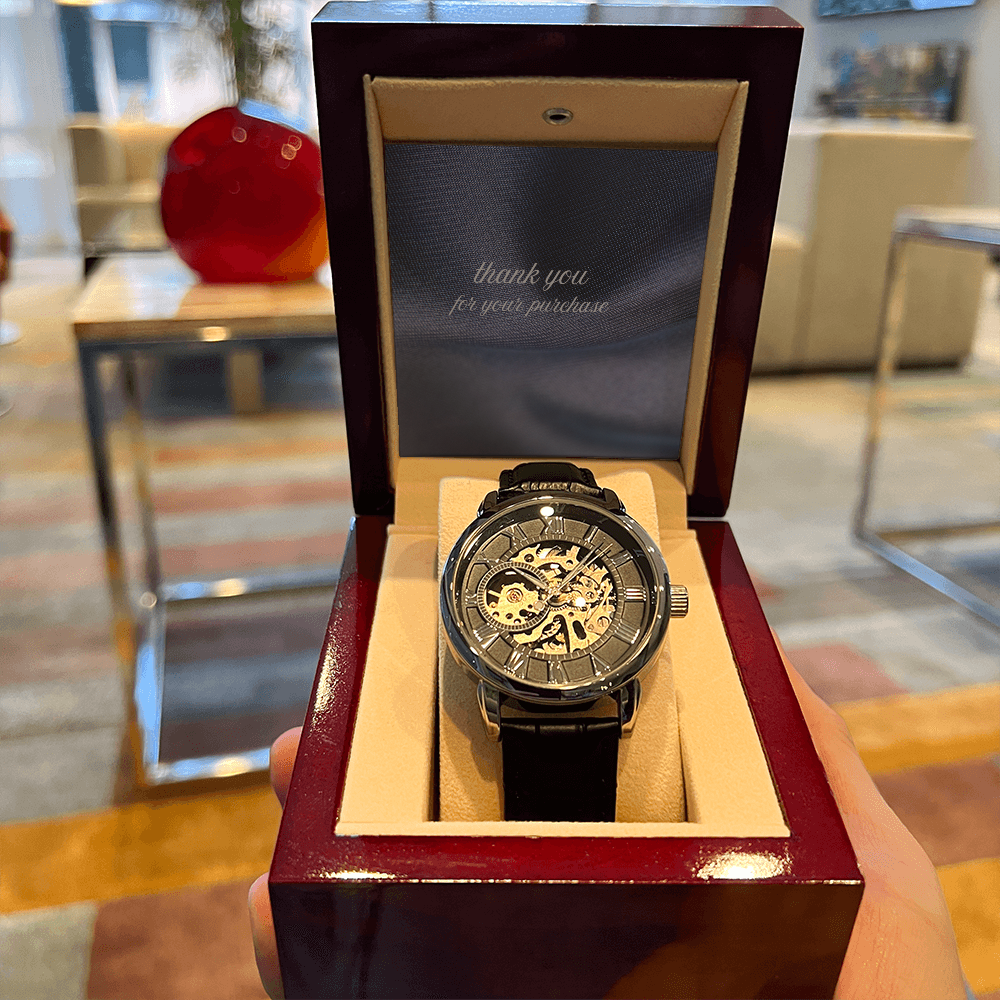 luxury openwork watch