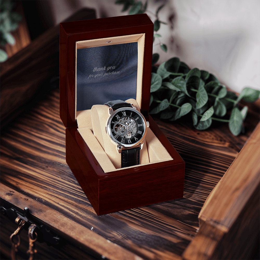luxury openwork watch