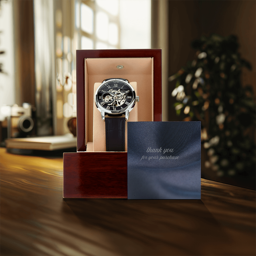 luxury openwork watch