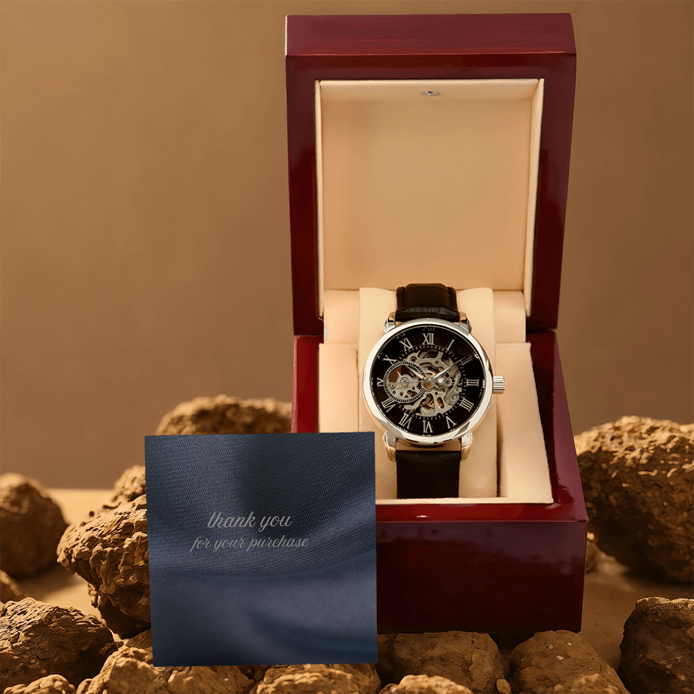 luxury openwork watch