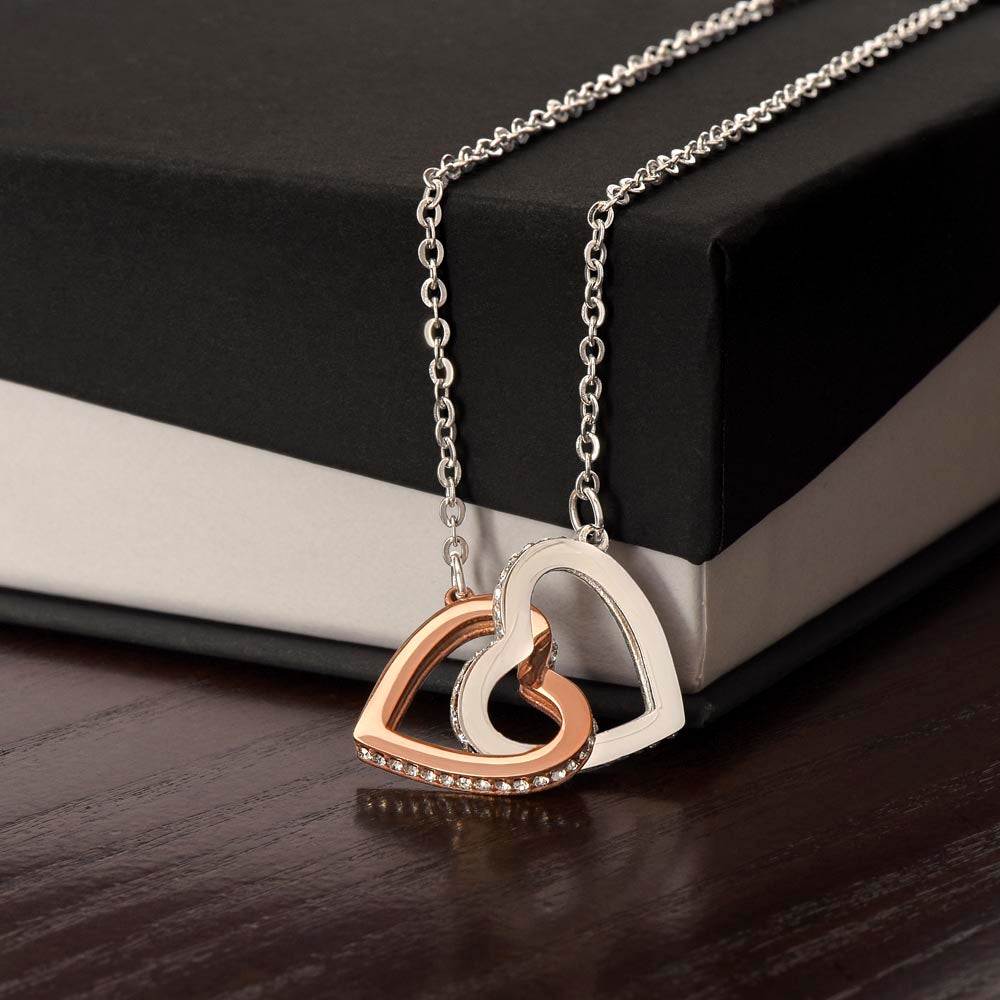 inter locking heart pendant