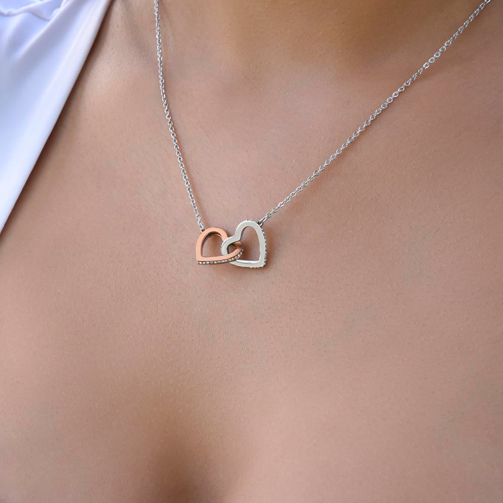 inter locking heart pendant