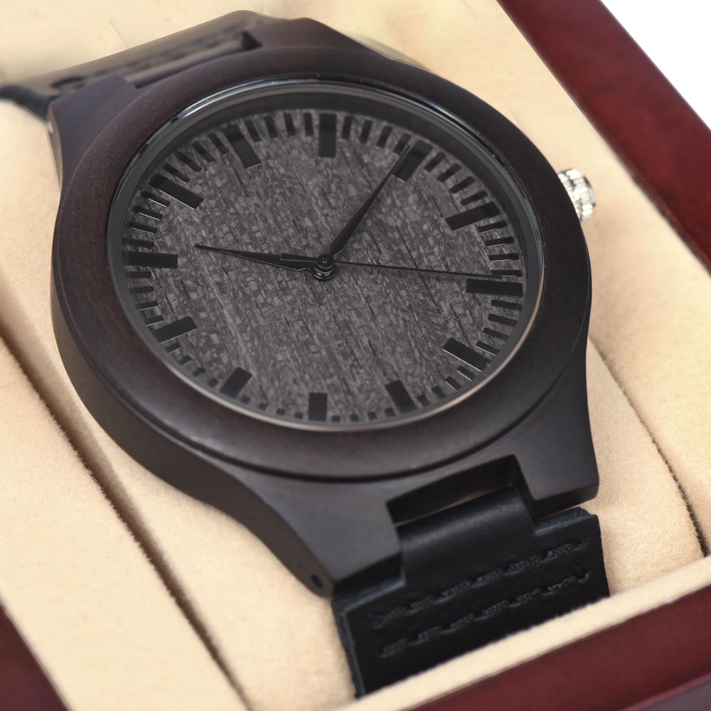 luxury wooden watch