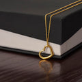 delicate heart necklace
