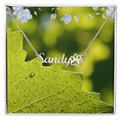 paw print name necklace