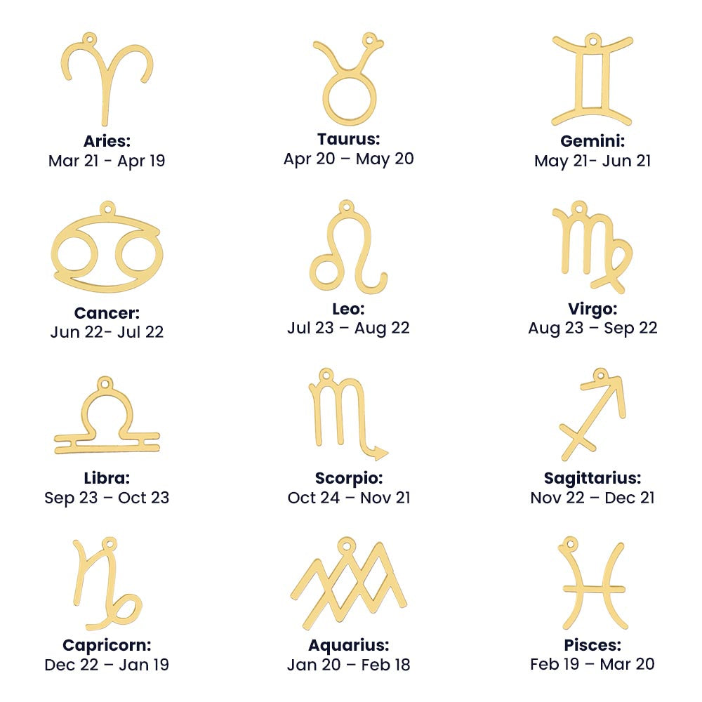 zodiac symbol necklace