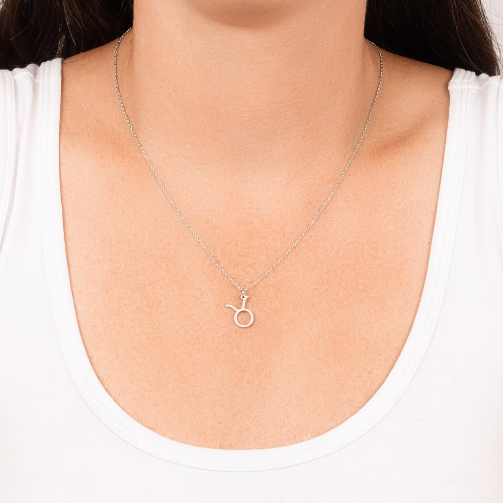 zodiac symbol necklace