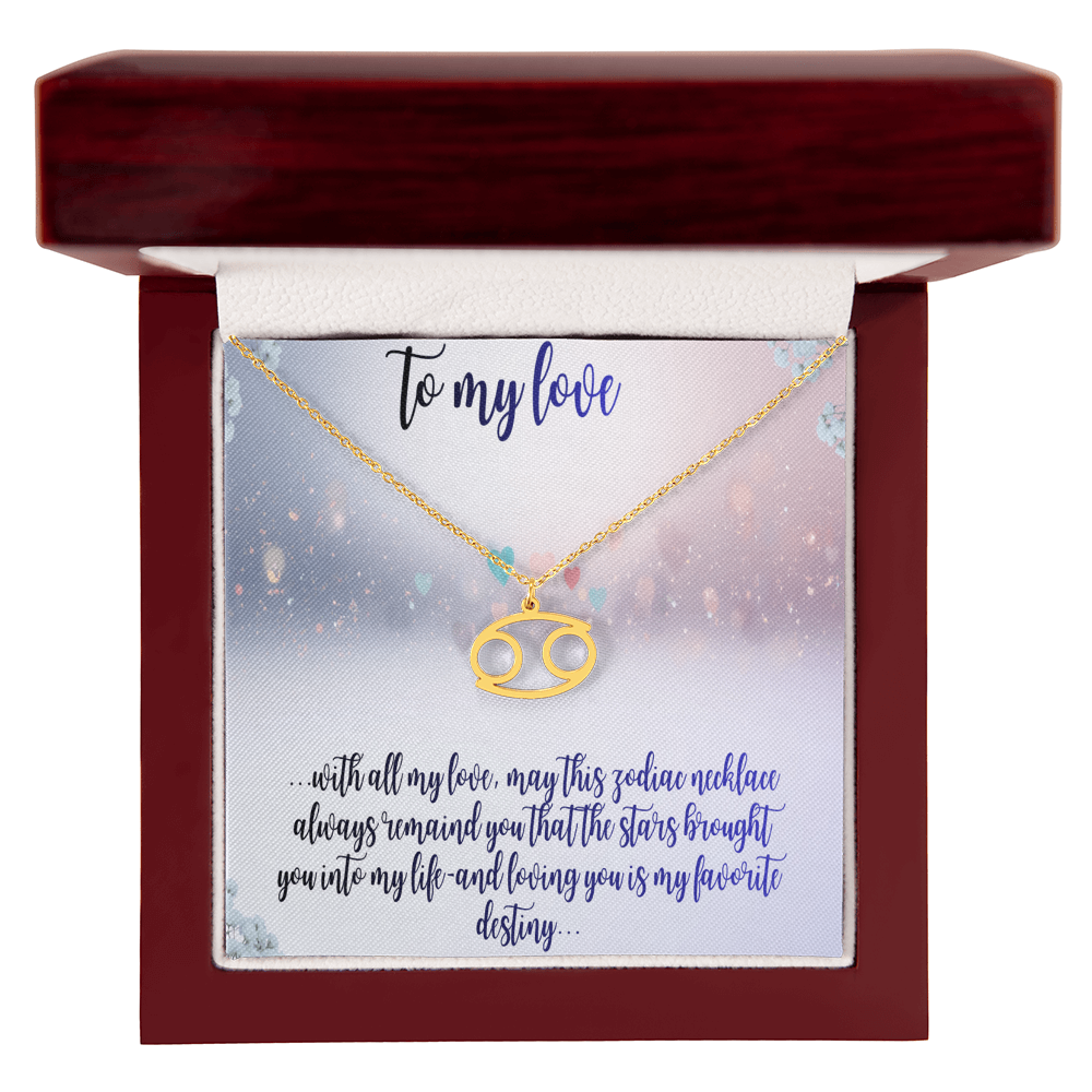 zodiac symbol necklace