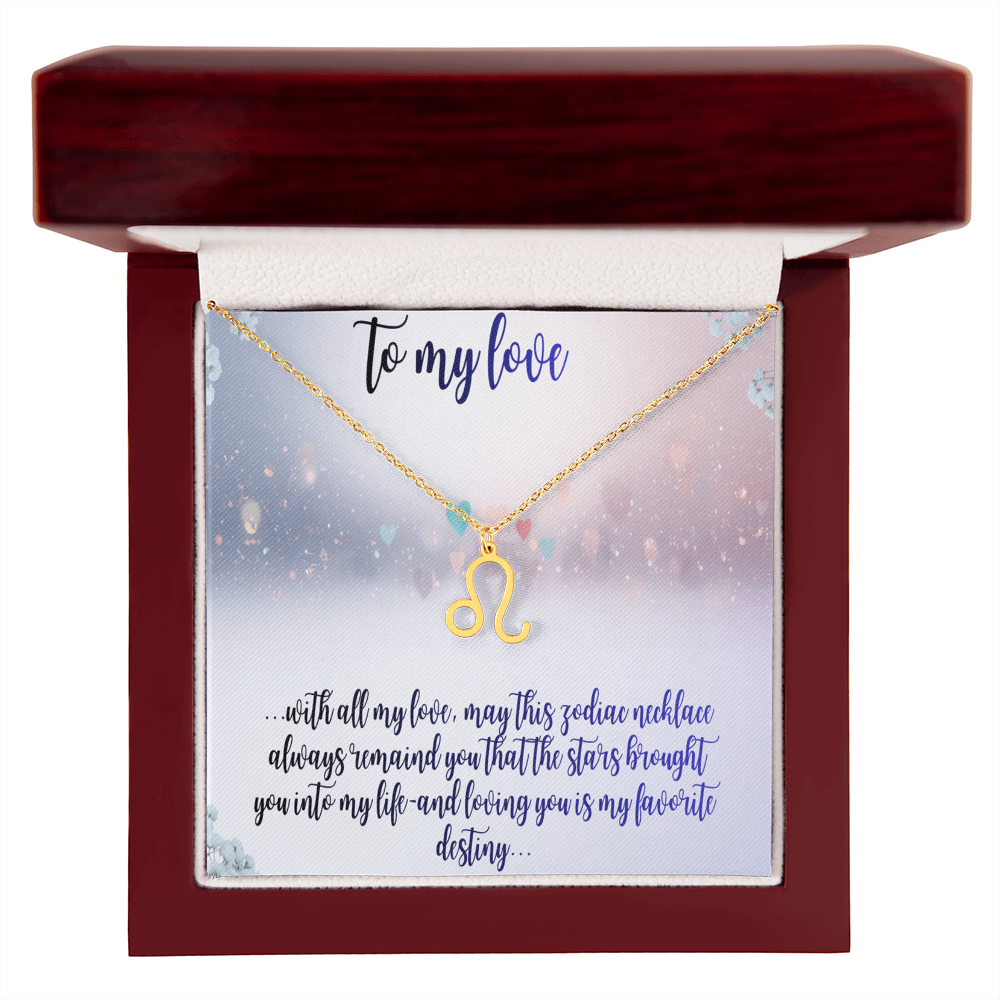 zodiac symbol necklace