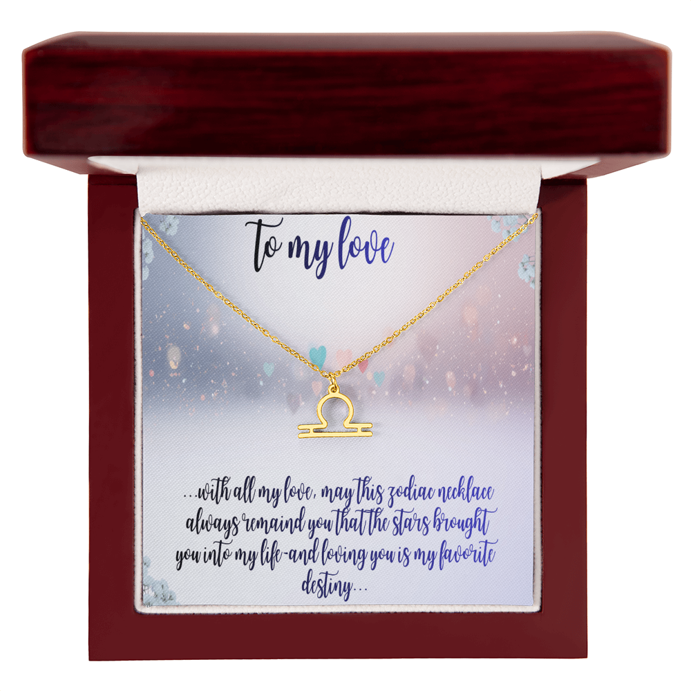zodiac symbol necklace