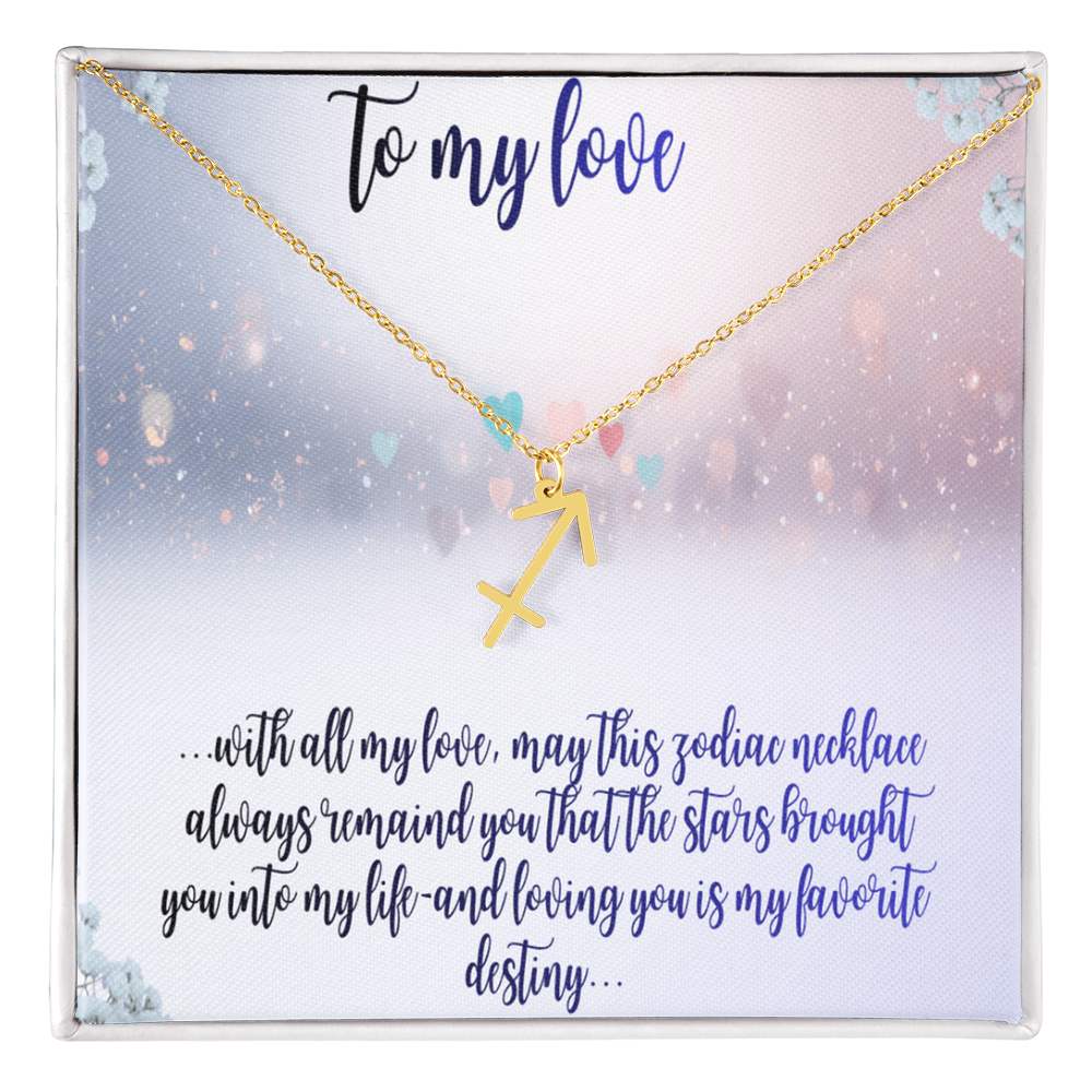 zodiac symbol necklace