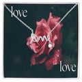 scripted love necklace