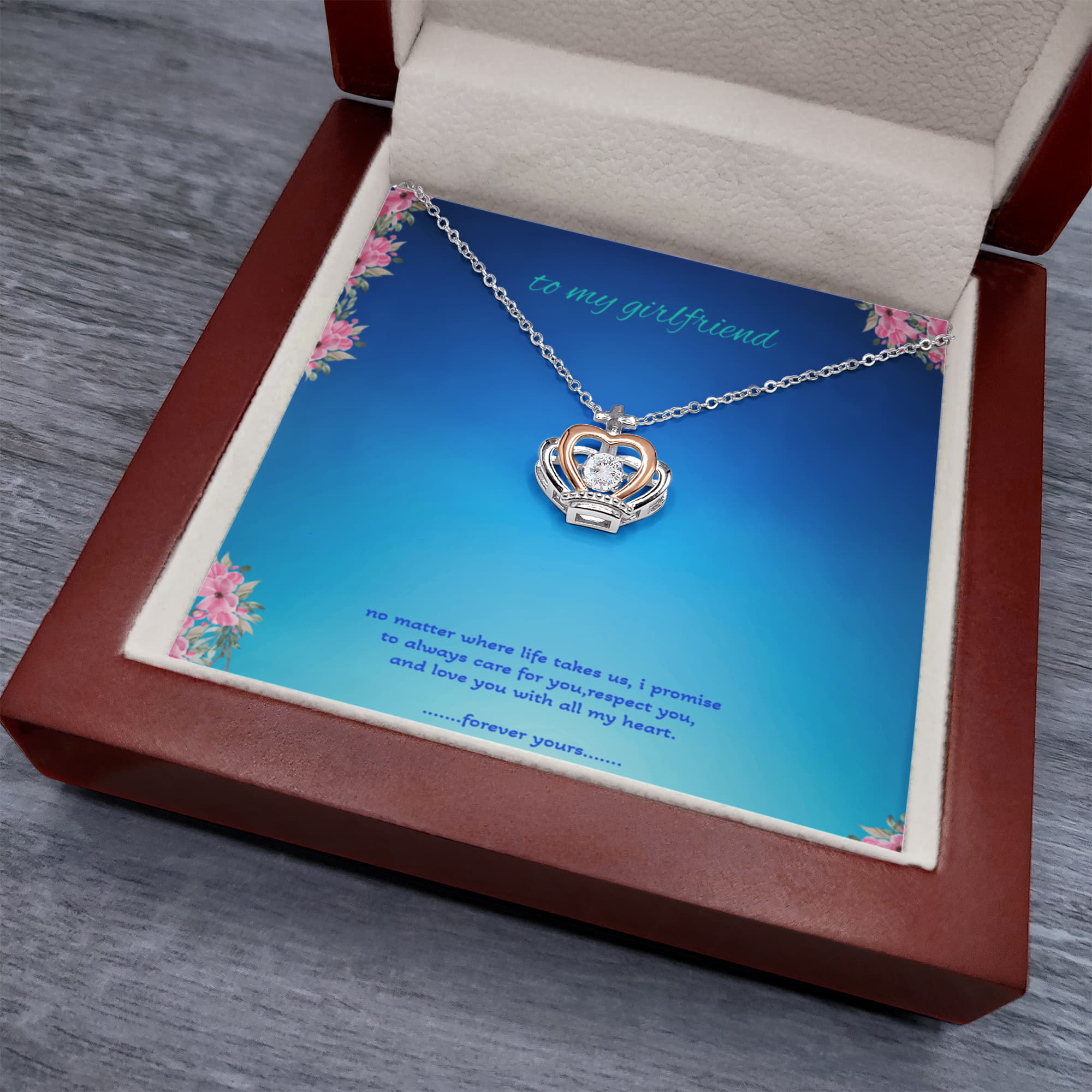 crown pendant necklace