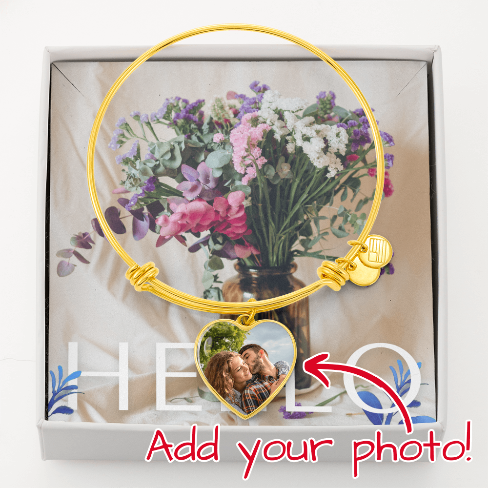 buyer upload  luxury heart bangle